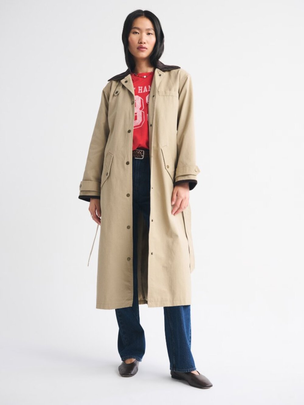 waxed mac coat